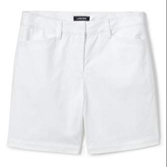 Lands' End Pants - NWOT Lands' End Women Chino 7 Inch Short White Petite 4